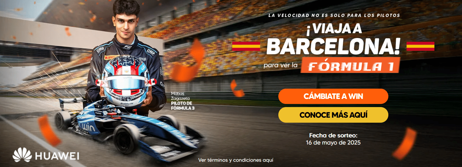 sorteo formula 1 win internet - WIN Internet