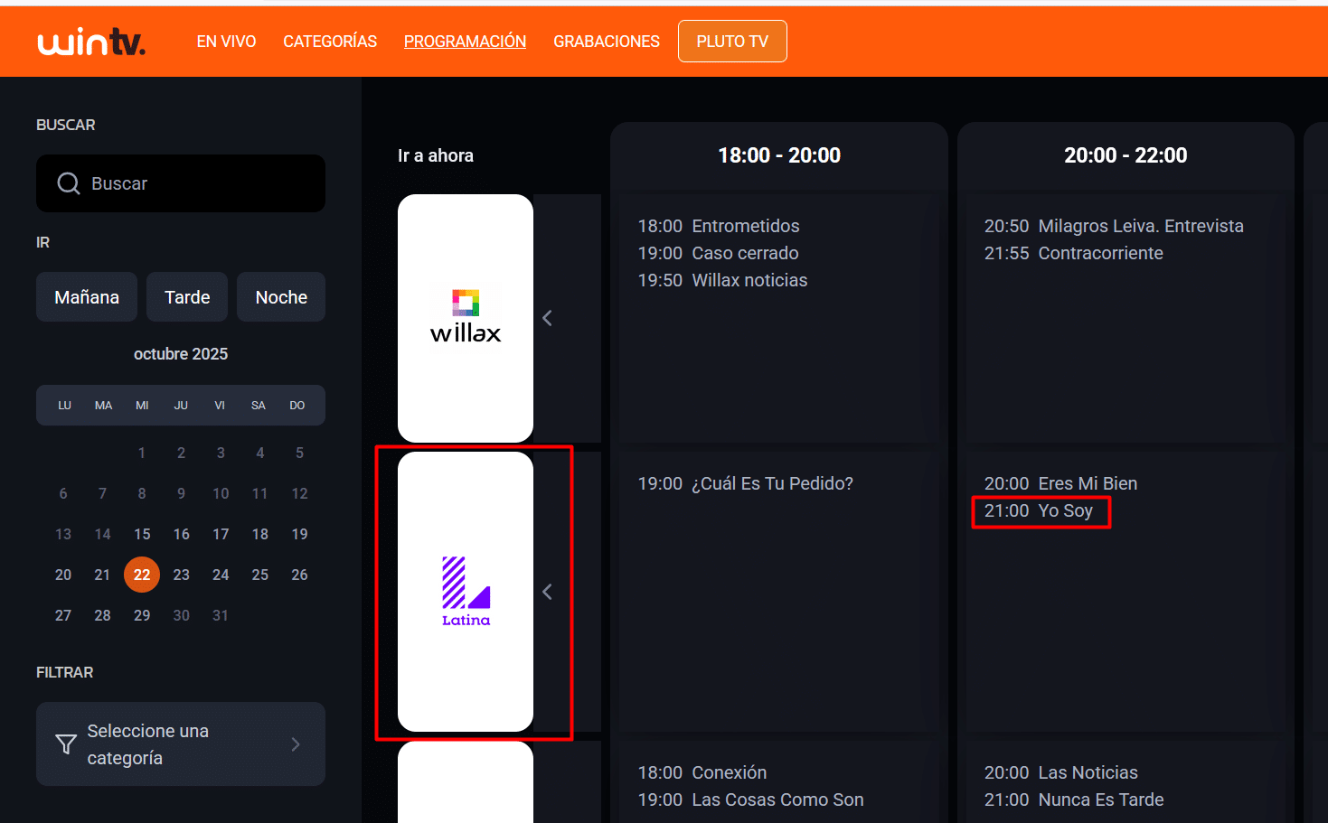WINTV: 7 Funcionalidades que debes saber 8 programar grabaciones wintv - WIN Internet