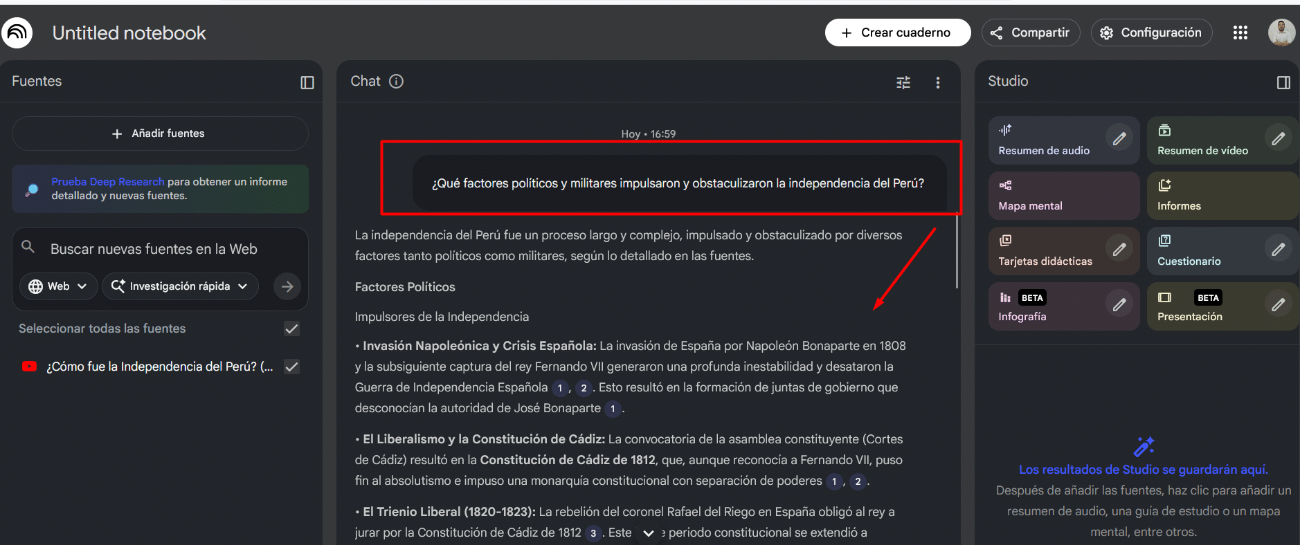 preguntas en notebooklm sobre el contenido que acabas de subir - WIN Internet