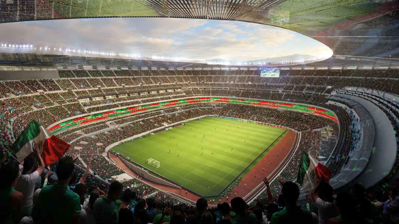 Los estadios que harán historia en la Copa Mundial de la FIFA 2026™: Estadio Azteca, MetLife y Mercedes-Benz 1 estadio azteca