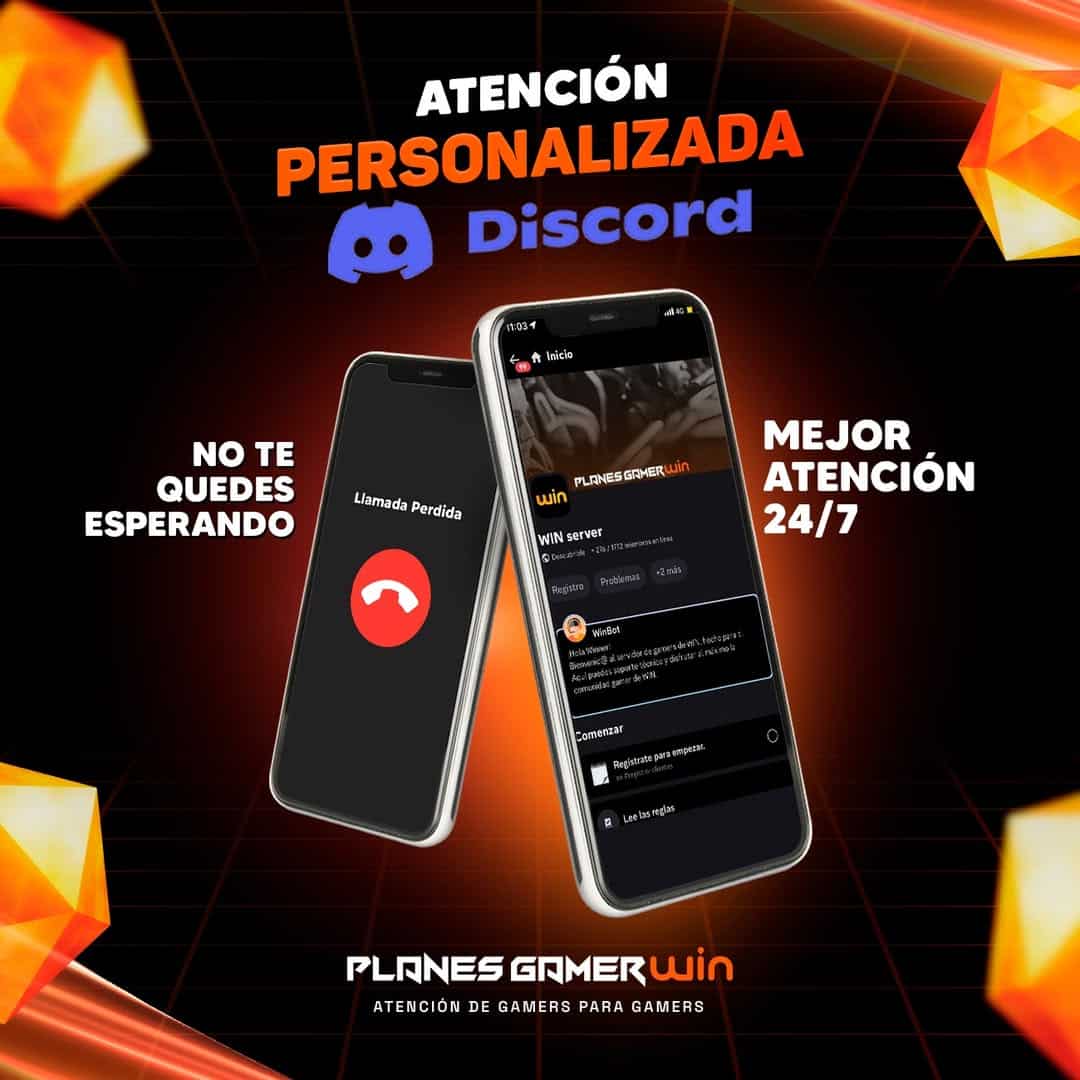 atencion por discord de win internet - WIN Internet