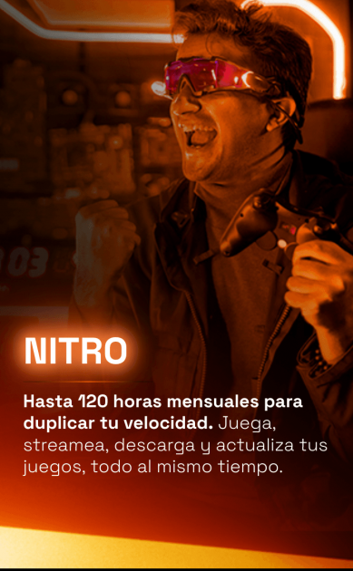 ¿Qué incluye el Plan Gamer de WIN? Beneficios exclusivos, funciones y más 1 beneficio nitro de los planes gamer de win 1 - WIN Internet